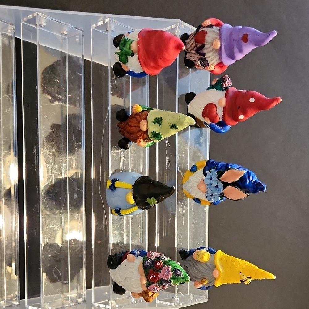 Vibrant Gnome Figurine Collection